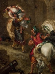 O Estupro de Rebecca de Ferdinand Victor Eugene Delacroix