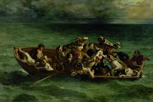 O Naufrágio de Don Juan de Ferdinand Victor Eugene Delacroix