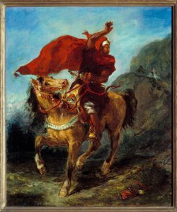 O sinal. Pintura de Eugene Delacroix (1798-1863) de Ferdinand Victor Eugene Delacroix