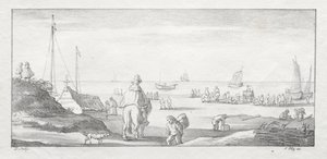 Ao longo de uma costa holandesa, 1811-1816. de Ferdinand the Elder Piloty