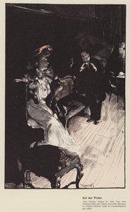 Um teste (lito colorido) de Ferdinand von Reznicek