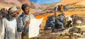 Howard Carter à procura do túmulo de Tutankhamon de Ferdinando Tacconi