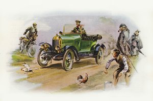 Morris Oxford 10hp (litografia a cores)
