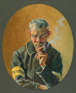 Um prisioneiro civil do norte de França, Gustrow de Fernand Barbier