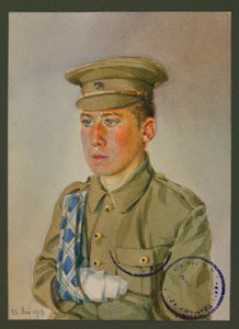 Georges Haskell , soldado britânico no Royal Scott Brighton, Gustrow