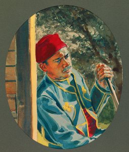 Pimero, escaramuçador argelino, Gustrow de Fernand Barbier