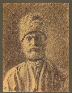 Retrato de um prisioneiro russo de Fernand Barbier