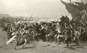 Os vencedores de Salamina (gravura)