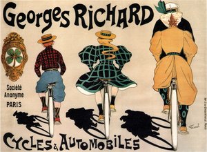 Ciclos e carros Georges Richard, 1896 de Fernand Fernel