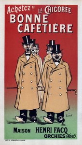 Cartaz do Cafetiere de La Chicoree Bonne, 1899