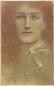Diffidence, 1893 de Fernand Khnopff