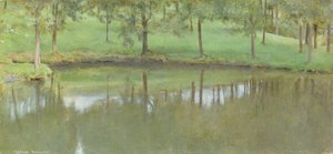 Fosset; Água parada, c.1894 de Fernand Khnopff