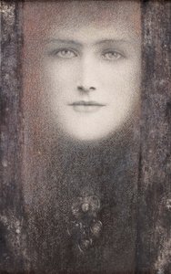A máscara com a cortina preta, 1892.