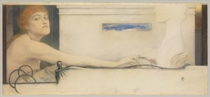 A Oferta, 1891 de Fernand Khnopff
