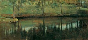 ainda água de Fernand Khnopff