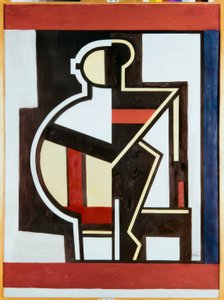 Composição abstrata de Fernand Leger