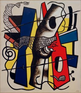 A malha de arame preta de Fernand Leger