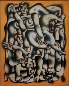 Os acrobatas de cinza de Fernand Leger