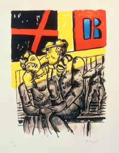 Die Liebenden von Fernand Leger