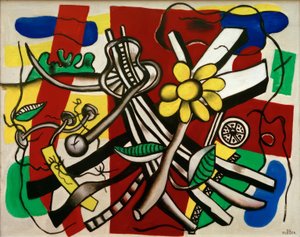 Flor amarela de Fernand Leger