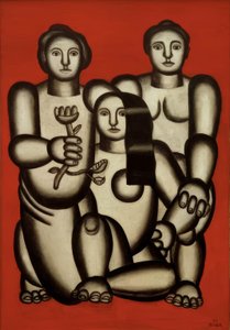 Composição com três mulheres de Fernand Leger