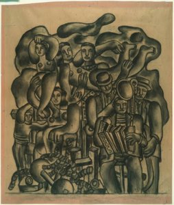Os saltimbancos de Fernand Leger