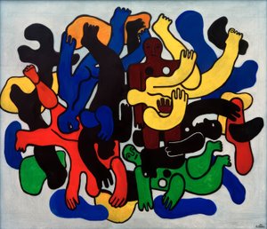 Mergulhadores negros de Fernand Leger