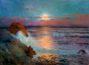 Pôr do sol junto ao mar, 1925
