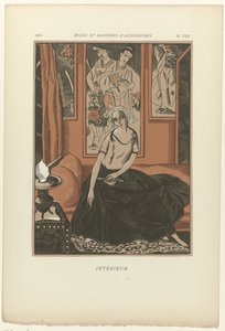Modas e costumes de hoje, 1922, Pl. 8: Interior de Fernand Siméon