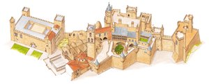 Castelo de Olite. Navarra, Espanha