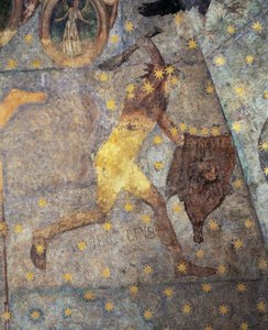 Cúpula do Zodíaco, Detalhe de Hércules, 1485 de Fernando Gallego