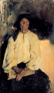 Retrato de uma senhora idosa