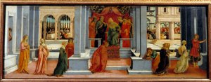 Ester escolhida pelo rei Assuero Ester, prima e filha adotiva de Judeen Mardochee (ou Mordekhai ou Mordecai) é escolhida pelo rei Assuero (Xerxes I) como rainha da Pérsia por causa de sua beleza em Susa. Pintura de Filipino Lippi (1457-1504) 1480 Sol. 0,47 de Filippino Lippi