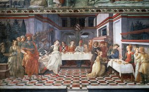 Banquete de Herodes ou Dança de Salomé (fresco)