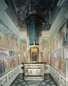 Itália, Florença, Igreja de Santa Maria del Carmine, Capela Brancacci de Filippino Lippi