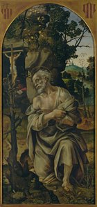 São Jerônimo em Penitência, c.1480 de Filippino Lippi