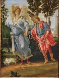 Tobias com o anjo de Filippino Lippi