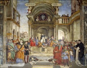 Triunfo de São Tomás de Aquino sobre os hereges (fresco)