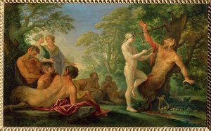 Le supplice de Marsyas - O castigo de Marsyas, Cobre ... de Filippo (circle of) Lauri