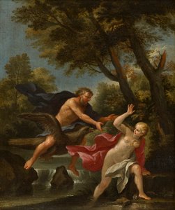 Júpiter montado numa Águia, c.1643-94 (óleo sobre tela)