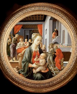 Virgem com criança e Cenas da Vida de Sant
