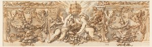 Decoração de um friso de Filippo Marchionni
