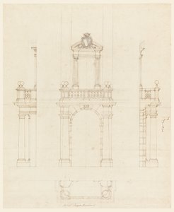 Caixa de porta e moldura de uma porta de Filippo Marchionni