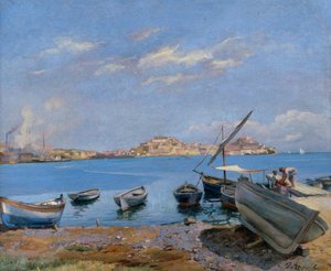 Portoferraio visto de San Giovanni de Filippo Marfori Savini
