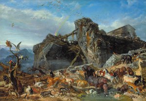 Após o dilúvio: a saída de animais da arca, 1867