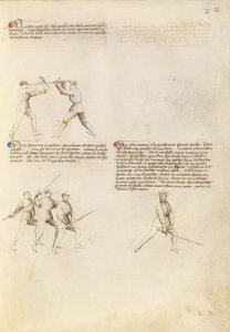 Combate com punhal e espada de Fiore Furlan dei Liberi da Premariacco