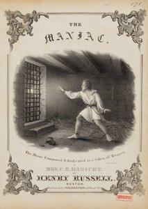 O Maníaco (Capa da partitura) de Fitz Henry Lane