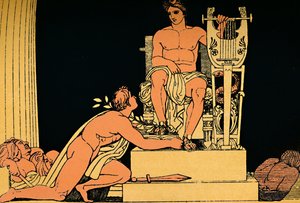 Orestes suplente a Apolo, 1880