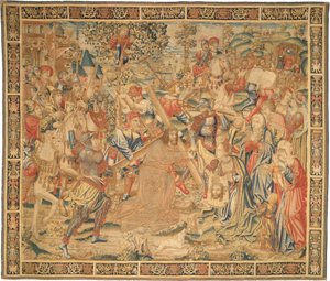 A Procissão ao Calvário de Flemish 16th Century