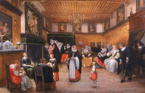 Uma festa de batismo, 1629